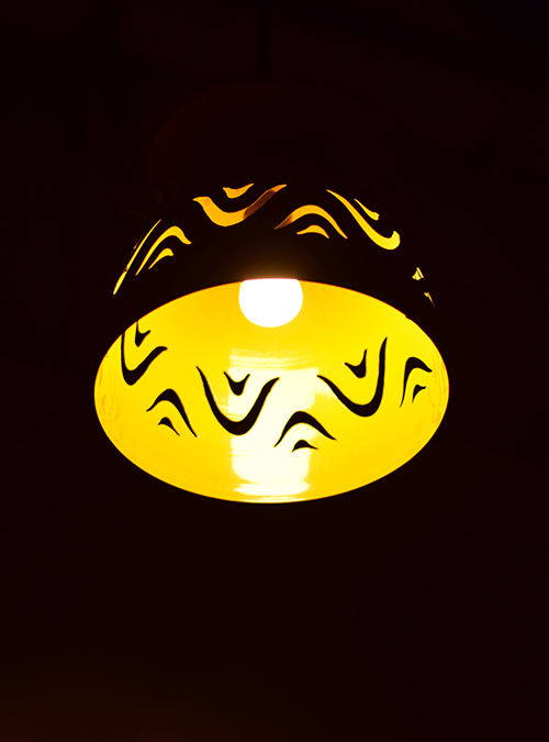 gagar pendent light - by sahil & sarthak - yellow